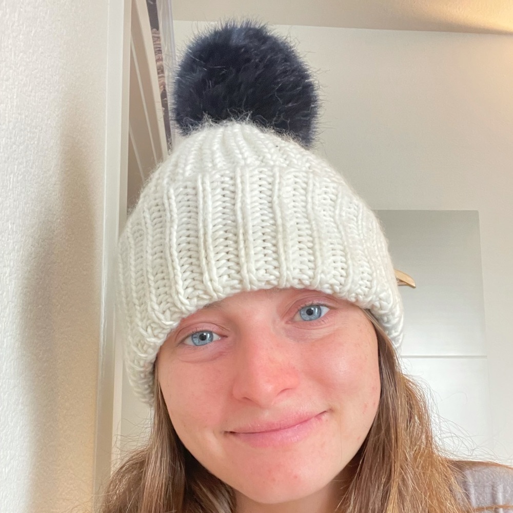 White Rubi Beanie